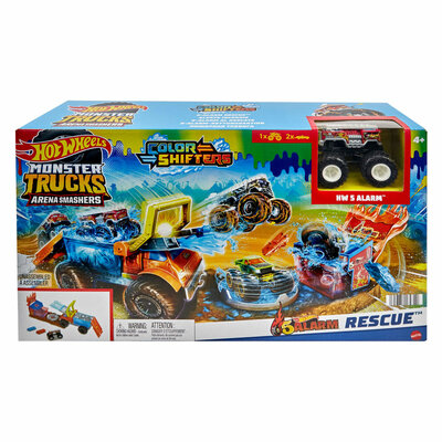 Hot Wheels Monstertrucks Arena Smashers Color Shifters Racebaan Speelset