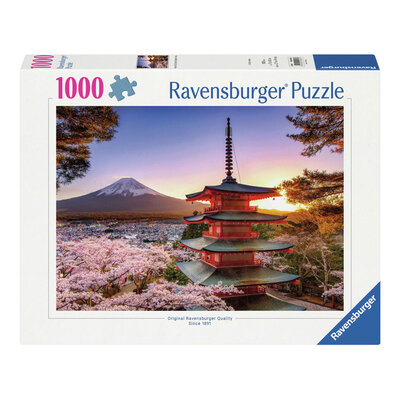 Legpuzzel Kersenbloesem Bij Fuji Berg, 1000st.