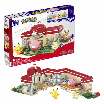 Mega Construx Pokémon Bouwset Pokémoncentrum in het Bos