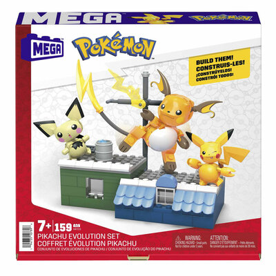 Mega Construx Pokémon Bouwset - Pikachu Evolution