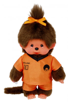 Monchhichi Meisje voetbal (20cm)