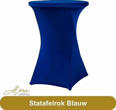 Statafelrok blauw 80 cm