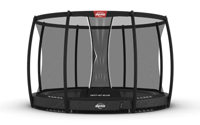 BERG Elite InGround 330 Grijs + Safety Net Deluxe