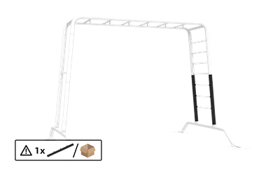 PlayBase - Frame Ladder Bottom weld Male-Female