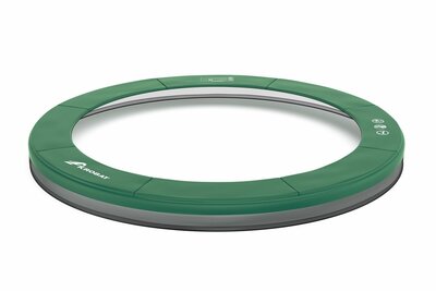 Akrobat Orbit Inground Trampoline rand 430 cm Groen