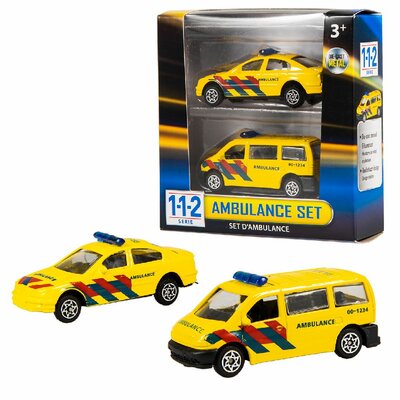 Die-Cast 112 Ambulance Set 2 Delig