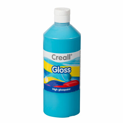 Creall Gloss Glansverf Turquoise, 500ml