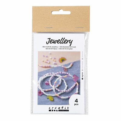 Mini Hobbyset Sieraden Krimpfolie Armbanden Paars