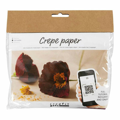 Mini Hobbyset Crepepapier Klaprozen