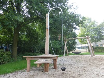 Robinia Zandwerkplaats voor openbaar gebruik 200cm x 110cm