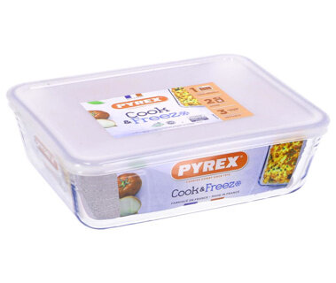 Pyrex Cook & Freeze Ovenschaal 25 x 20 cm Met Vershouddeksel