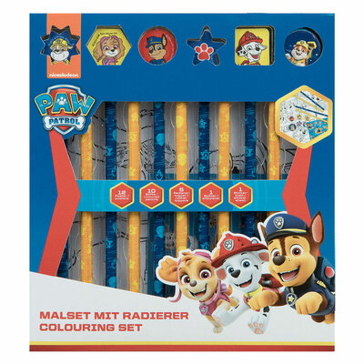 Kleurset met Gummen PAW Patrol, 29dlg.