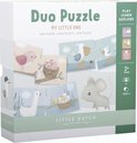 Little Dutch Duo puzzel Flowers & Butterflies FSC