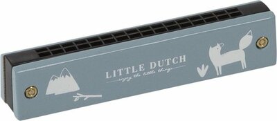 Little Dutch Mondharmonica Blauw