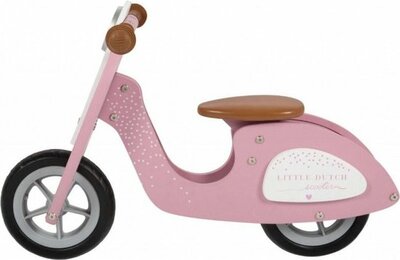 Little Dutch Loopscooter Roze