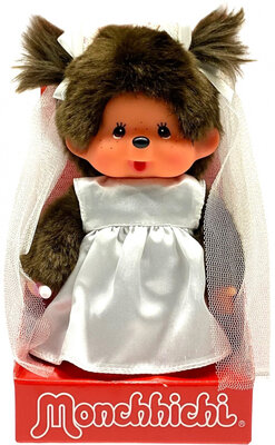 Monchhichi Meisje Bruid (20cm)