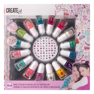 Create it! Beauty Nagellak Set Zeemeermin, 16st.