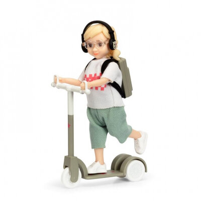 Lundby Set - Speelfiguur Kind Met Kickbike