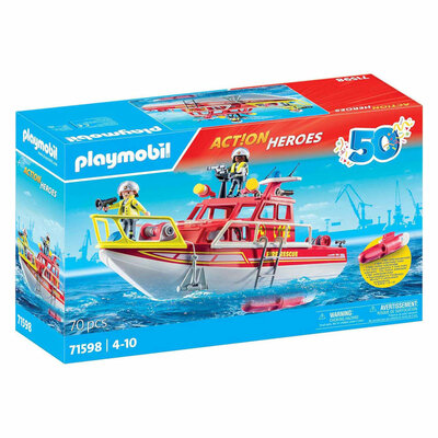 Playmobil Brandweer Brandweerboot - 71598