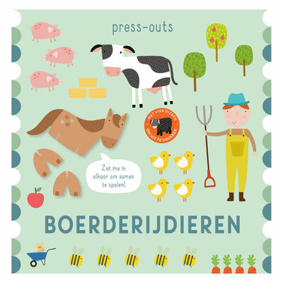 Kartonboek Press-Outs - Boerderijdieren