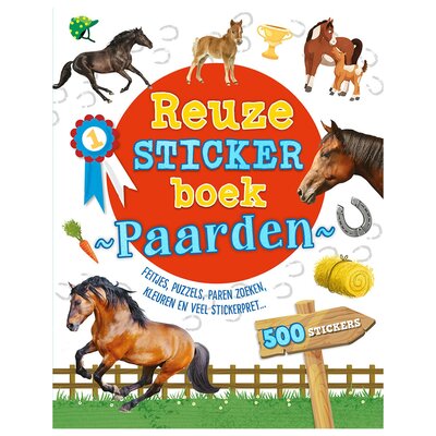 Reuzestickerboek Paarden