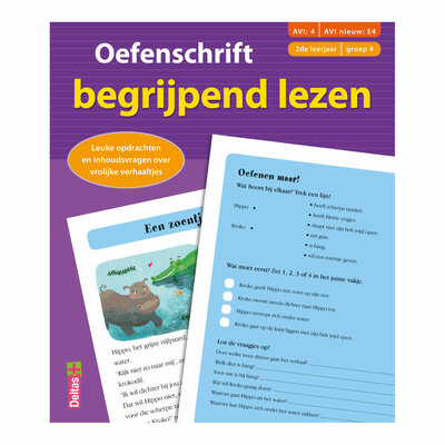 Oefenschrift begrijpend lezen AVI:4 - AVI nieuw: E4