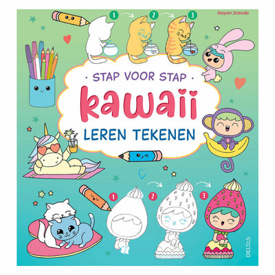 Stap voor Stap Kawaii Leren Tekenen Hobbyboek