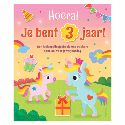 Hoera! Je bent 3 jaar! Eenhoorns