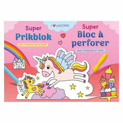 Super Prikblok I Love Eenhoorns