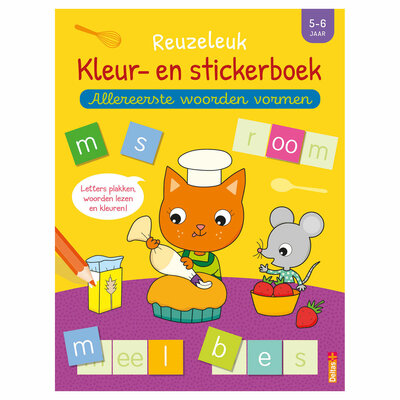 Reuzeleuk Kleur- en Stickerboek - Allereerste woorden vormen