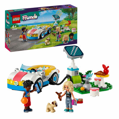 LEGO Friends 42609 Elektrische Auto en Oplaadpunt