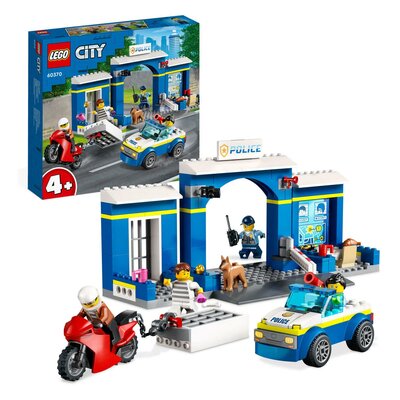 LEGO City 60370 Achtervolging Politiebureau