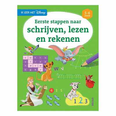 Disney Ik Leer met  Schrijven, Lezen en Rekenen (5-6 j.)