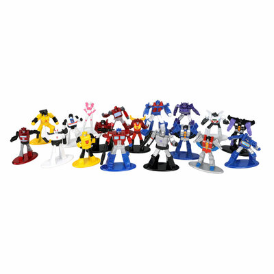 Jada Toys Transformers Nano Wave 1 Speelfiguren, 18st.