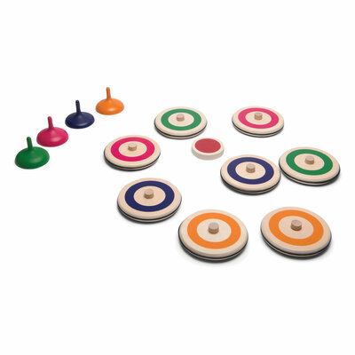 BS Toys Houten Indoor Curling Spel, 13dlg.