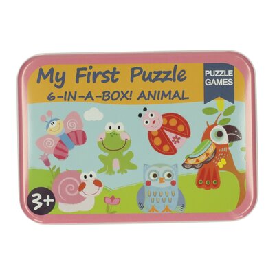 Mijn Eerste 6 Puzzzels in Blik - Dieren