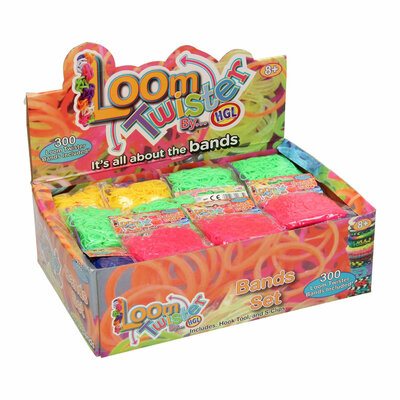 Loomset Twister Neon Mixed, 14.400dlg + accessoires