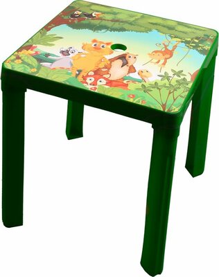 Paradiso Toys Kindertafel Jungle 46 Cm Groen