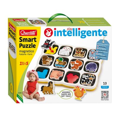 Quercetti Smart Magneet Puzzel Boerderij