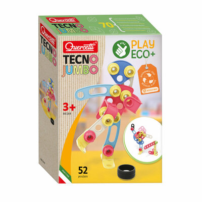 Quercetti Tecno Play Eco Constructie Bouwset, 52dlg.