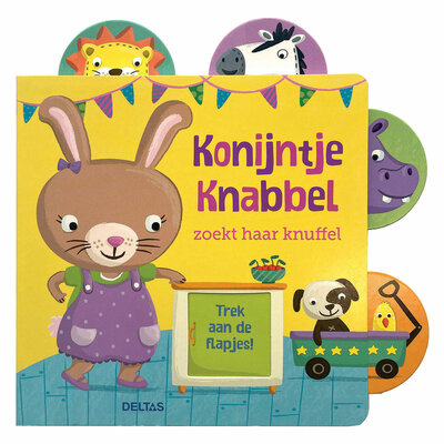 Konijntje Knabbel Zoekt Haar Knuffel Kartonboek