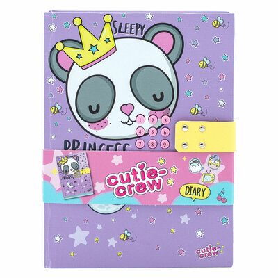 Cutie Crew Dagboek met Geheime Code Paars