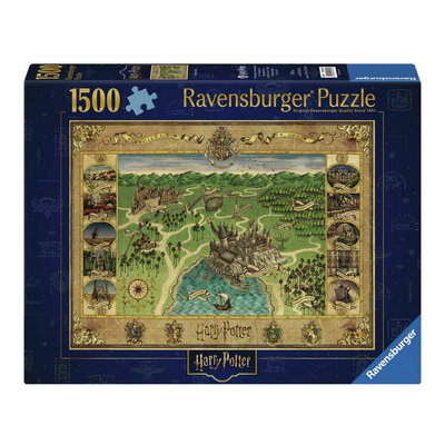 Legpuzzel Harry Potter De Kaart van Zweinstein, 1500st.