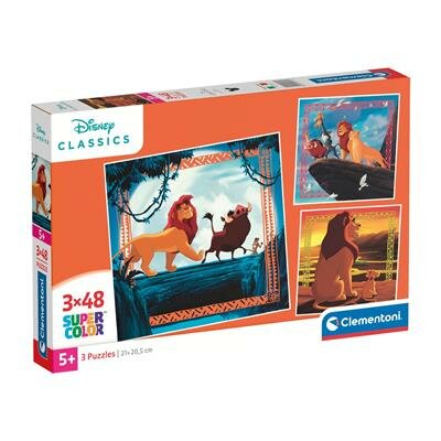 Clementoni The Lion King Puzzel 3x48st