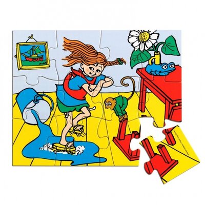 Micki Pippi Langkous Legpuzzel (12 Stukjes)