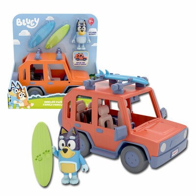 Bluey Speelauto met Accessoires