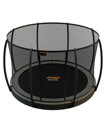 Avyna Trampoline InGround Ø430 met veiligheidsnet | Camouflage