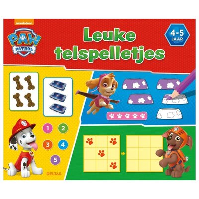 PAW Patrol - Leuke telspelletjes (4-5 jaar)