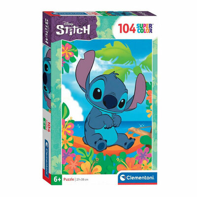 Clementoni Legpuzzel Super Color Stitch, 104st.