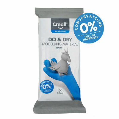 Creall Do&Dry Boetseerklei Conserveringsvrij Cement, 500gr.